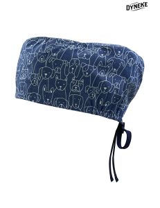 Gorro Sanidad unisex pelo largo perritos