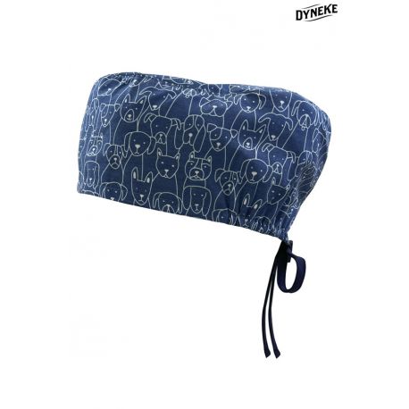 Gorro Sanidad unisex pelo largo perritos