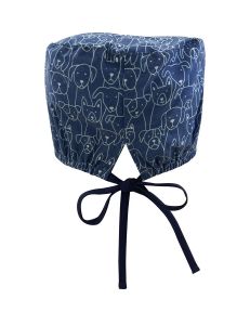 Gorro Sanidad unisex pelo largo perritos