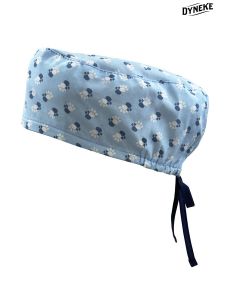 Gorro Sanidad unisex pelo corto pisadas