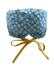 Gorro Sanidad unisex pelo corto flores