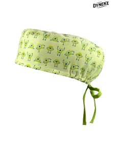 Gorro Sanidad unisex pelo corto monstruos verdes