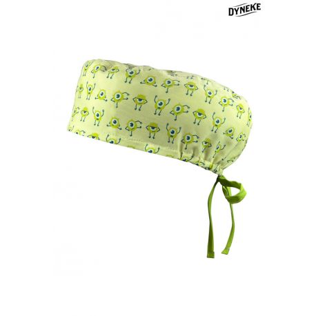 Gorro Sanidad unisex pelo corto monstruos verdes