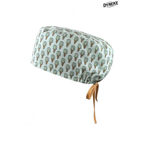 Gorro Sanidad unisex pelo largo helados