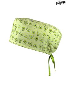 Gorro Sanidad unisex pelo largo monstruos verdes