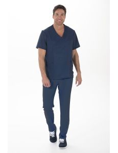 Casaca elástica hombre azul marino