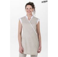 Estola kimono beig contraste 