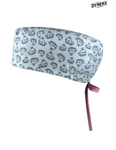 Gorro Sanidad unisex pelo corto ballenitas