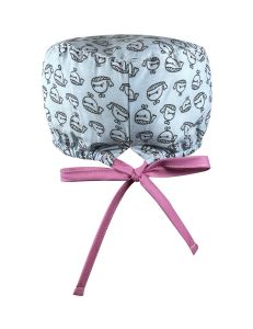 Gorro Sanidad unisex pelo corto ballenitas