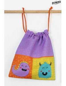 Bolsa desayuno/merienda monstruos