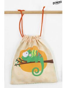 Bolsa desayuno/merienda camaleón