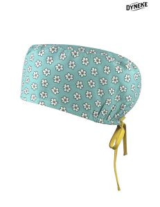Gorro Sanidad unisex pelo largo flor liberty