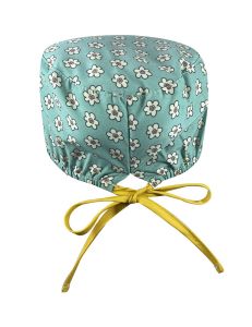 Gorro Sanidad unisex pelo largo flor liberty