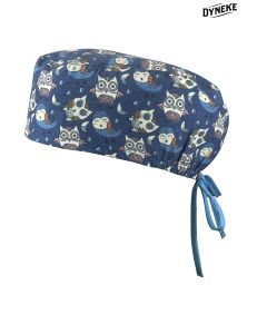 Gorro Sanidad unisex pelo corto buhos