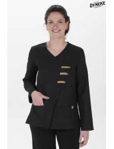 Chaqueta mcfb m/l negra con presillas