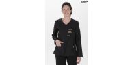 Chaqueta mcfb m/l negra con presillas
