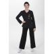 Chaqueta mcfb m/l negra con presillas