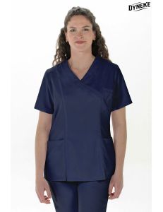 Casaca elástica mujer azul marino