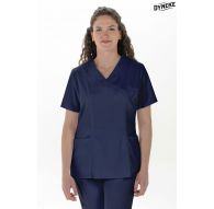 Casaca elástica mujer azul marino