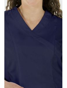 Casaca elástica mujer azul marino