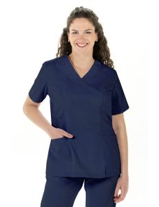 Casaca elástica mujer azul marino