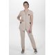 Chaqueta exclusiva mujer mcfb beige contraste marino