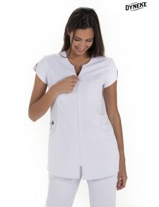 Chaqueta microfibra blanca Dyneke