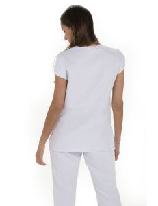 Chaqueta microfibra blanca Dyneke