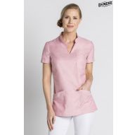 Blusón para sanidad rosa cuello mao Dyneke