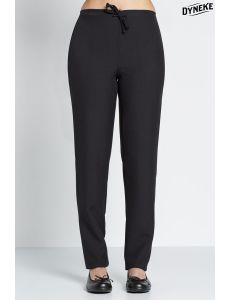 pantalon de mujer negro para peluqueria, comercio y estetica dyneke