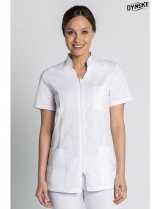 Chaqueta blanca de manga corta