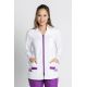 Chaqueta para sanidad, farmacia, comercio y estética morado Dyneke