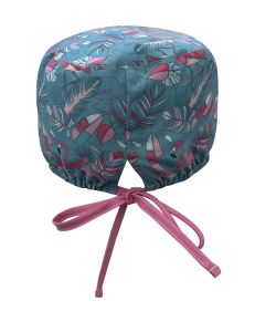 Gorro Sanidad unisex pelo largo flamencos