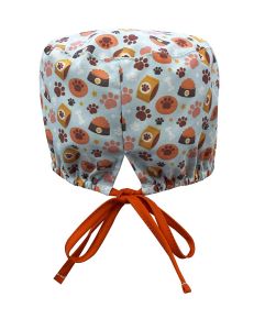 Gorro Sanidad unisex pelo largo huellas perro