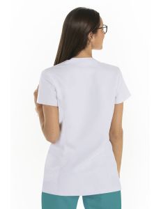 Chaqueta mujer asimetrica vivo verde