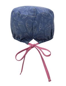 Gorro Sanidad unisex pelo corto helados