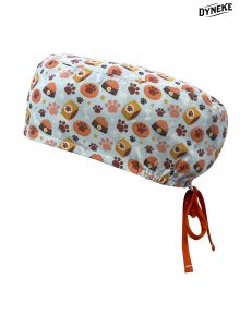 Gorro Sanidad unisex pelo corto huellas perro