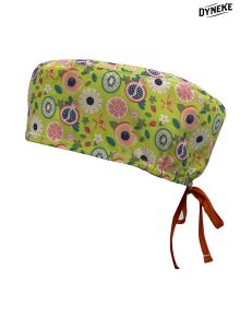 Gorro Sanidad unisex pelo corto frutas