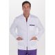 Chaqueta hombre sarga elástica m/l contraste malva