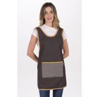 Estola reversible tejano marrón