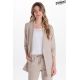 Levita mujer beige manga 3/4 fruncida