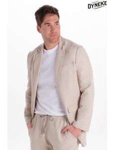 Chaqueta levita hombre beige 