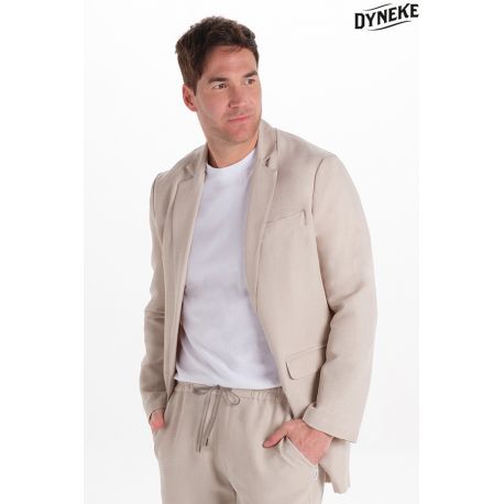 Chaqueta levita hombre beige 