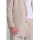 Chaqueta levita hombre beige 