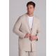 Chaqueta levita hombre beige 