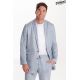 Chaqueta levita hombre celeste