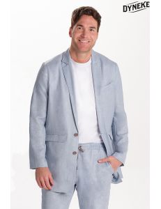 Chaqueta levita hombre celeste