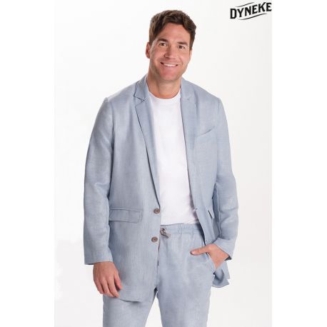 Chaqueta levita hombre celeste