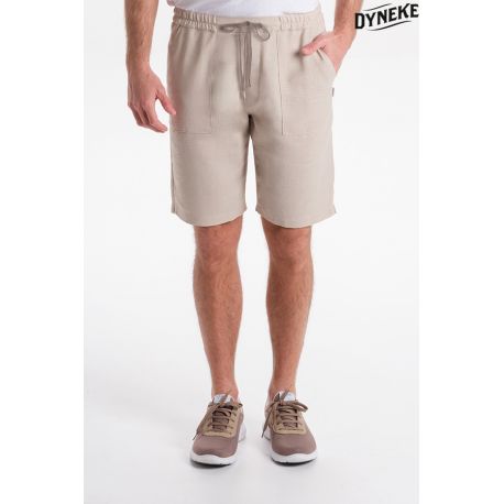 Bermuda unisex beige con cordón