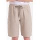 Bermuda unisex beige con cordón